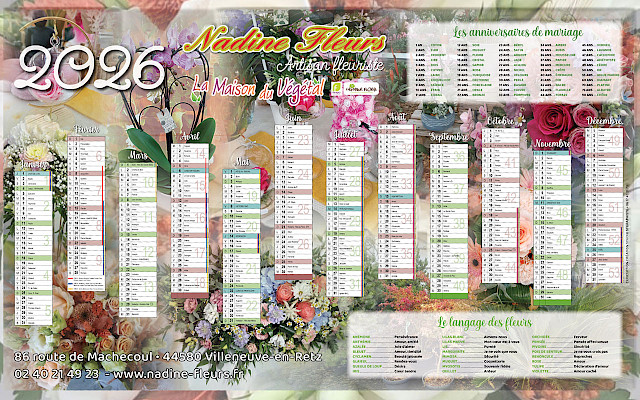 CALENDRIER 2026